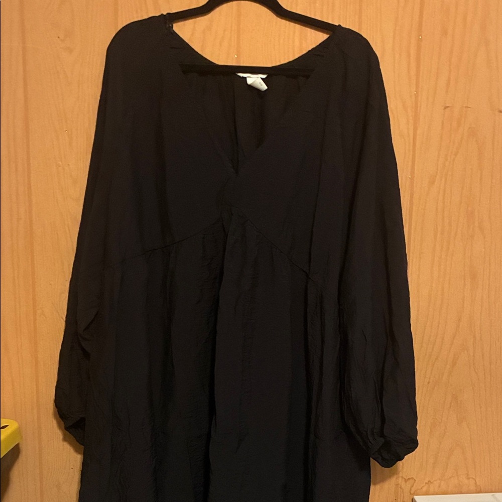 Chic Black Long Sleeve Dress